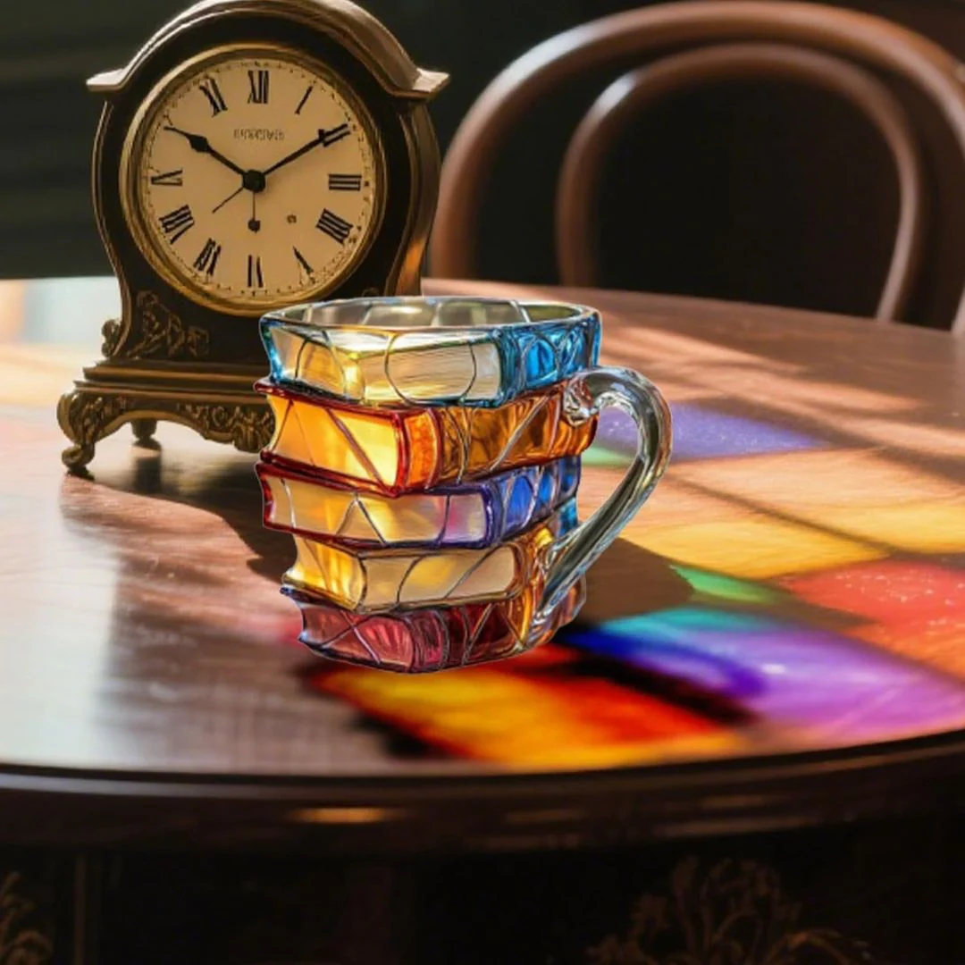 Unique Handmade 3D Happiness Mug for Reading Enthusiasts - Image 5
